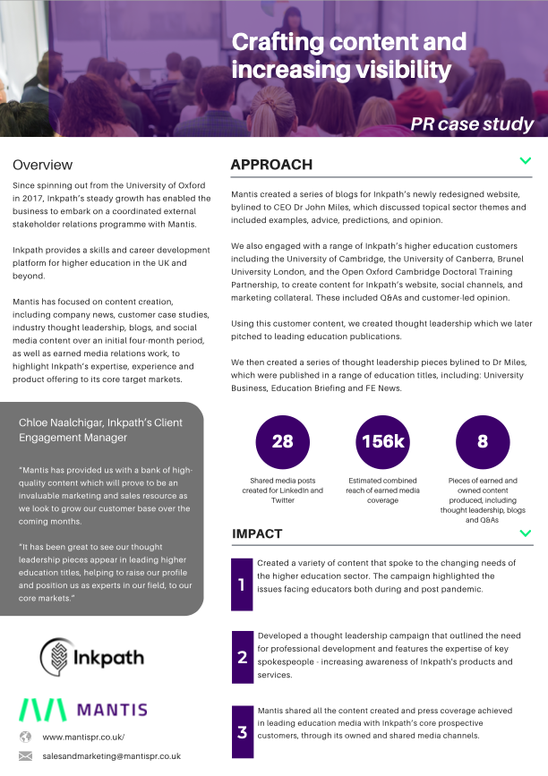 pr case study